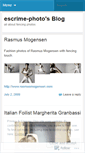 Mobile Screenshot of escrimephoto.wordpress.com