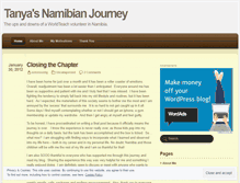 Tablet Screenshot of namibianjourney.wordpress.com