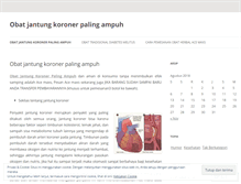 Tablet Screenshot of obatjantungkoronerpalingampuht.wordpress.com