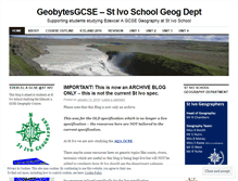 Tablet Screenshot of geobytesgcse.wordpress.com