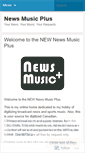 Mobile Screenshot of newsmusicplus.wordpress.com