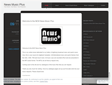 Tablet Screenshot of newsmusicplus.wordpress.com