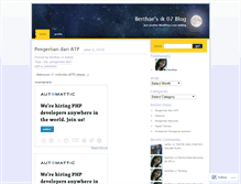 Tablet Screenshot of berthae.wordpress.com