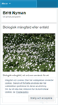 Mobile Screenshot of brittnyman.wordpress.com
