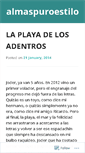 Mobile Screenshot of almaspuroestilo.wordpress.com