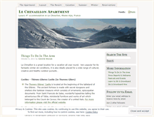 Tablet Screenshot of lechinaillonapartment.wordpress.com