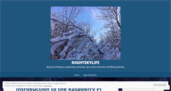 Desktop Screenshot of nightskylife.wordpress.com