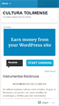 Mobile Screenshot of culturatolimense.wordpress.com