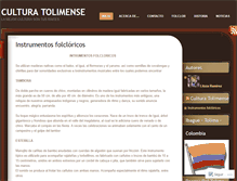 Tablet Screenshot of culturatolimense.wordpress.com