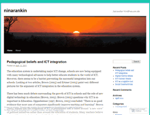 Tablet Screenshot of ninarankin.wordpress.com