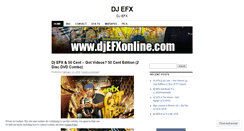 Desktop Screenshot of djefxonline.wordpress.com