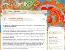 Tablet Screenshot of brooksfamily.wordpress.com