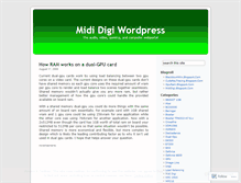 Tablet Screenshot of mididigi.wordpress.com