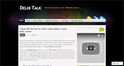 Desktop Screenshot of delhitalk.wordpress.com