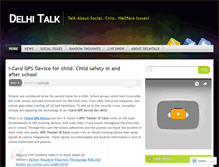 Tablet Screenshot of delhitalk.wordpress.com