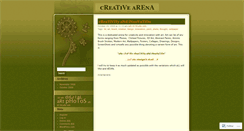 Desktop Screenshot of creativearena.wordpress.com