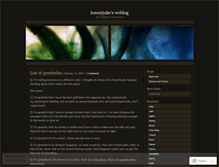 Tablet Screenshot of honeyjukes.wordpress.com