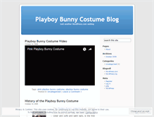 Tablet Screenshot of playboybunnycostume.wordpress.com