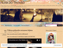 Tablet Screenshot of filhadotrovao.wordpress.com