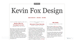 Desktop Screenshot of kevinfox.wordpress.com