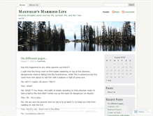 Tablet Screenshot of mayfields.wordpress.com
