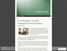 Tablet Screenshot of meublejaponais.wordpress.com