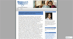 Desktop Screenshot of caregivertalk.wordpress.com