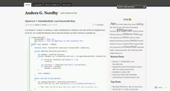 Desktop Screenshot of andersnordby.wordpress.com