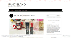 Desktop Screenshot of fancieland.wordpress.com