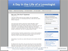 Tablet Screenshot of lifeasaloveologist.wordpress.com