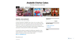 Desktop Screenshot of anabellecherisecakes.wordpress.com