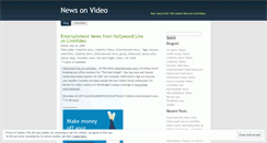 Desktop Screenshot of newsonvideo.wordpress.com