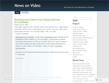 Tablet Screenshot of newsonvideo.wordpress.com