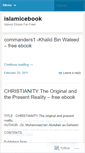 Mobile Screenshot of islamicebook.wordpress.com