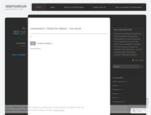 Tablet Screenshot of islamicebook.wordpress.com