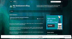 Desktop Screenshot of mydestinationbg.wordpress.com