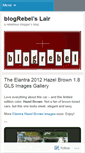 Mobile Screenshot of blogrebel.wordpress.com