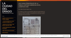 Desktop Screenshot of laciudaddeldrago.wordpress.com