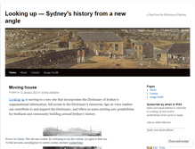 Tablet Screenshot of dictionaryofsydney.wordpress.com