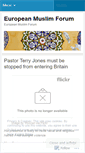 Mobile Screenshot of europeanmuslims.wordpress.com
