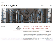 Tablet Screenshot of elitehostinginfo.wordpress.com
