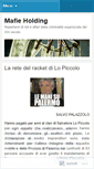 Mobile Screenshot of mafieholding.wordpress.com