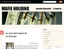 Tablet Screenshot of mafieholding.wordpress.com