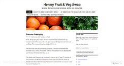 Desktop Screenshot of fruitandvegswaps.wordpress.com