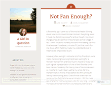 Tablet Screenshot of girlinquestion.wordpress.com