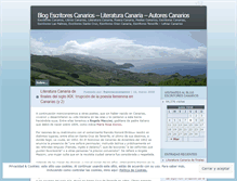 Tablet Screenshot of escritorescanarios.wordpress.com