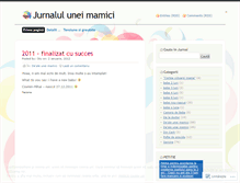 Tablet Screenshot of jurnaluluneimamici.wordpress.com