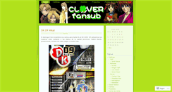 Desktop Screenshot of cloverfansub.wordpress.com