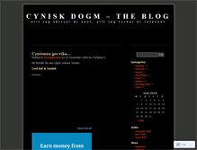 Tablet Screenshot of cyniskdogm.wordpress.com