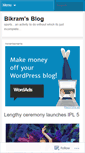 Mobile Screenshot of bikramrocks.wordpress.com